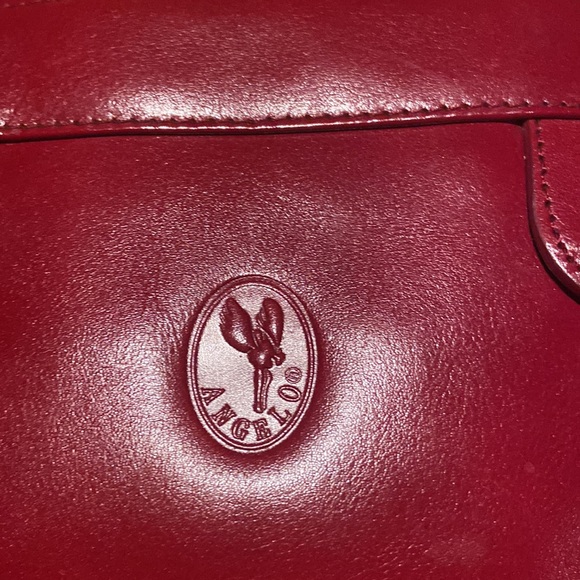Angelo gorgeous red great quality/condition purse - Picture 4 of 14